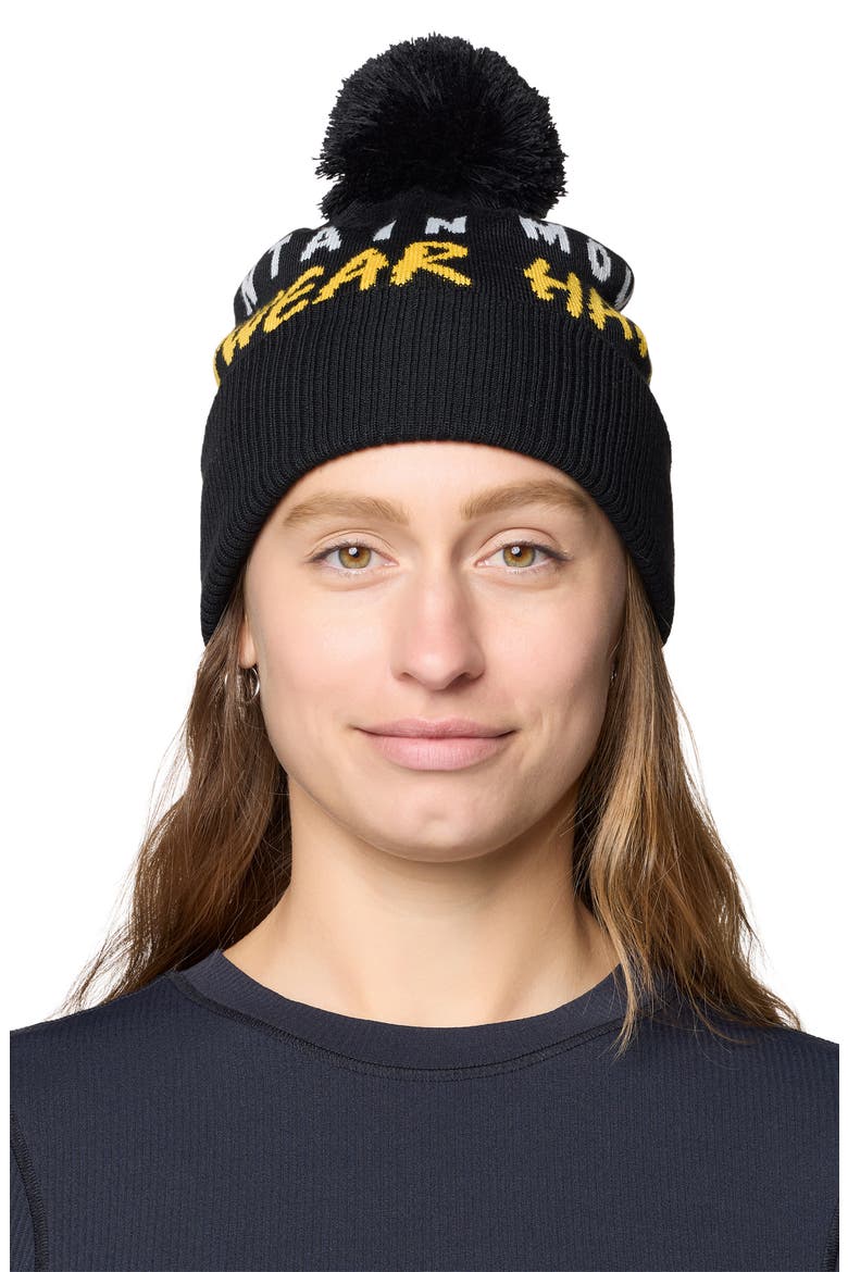Aprespro Pom Beanie, Alternate, color, BLACK