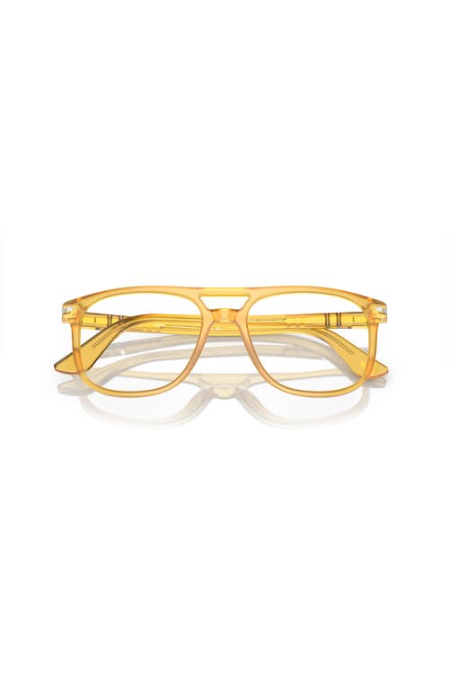 Persol 52mm Pilot Optical Glasses In Nude