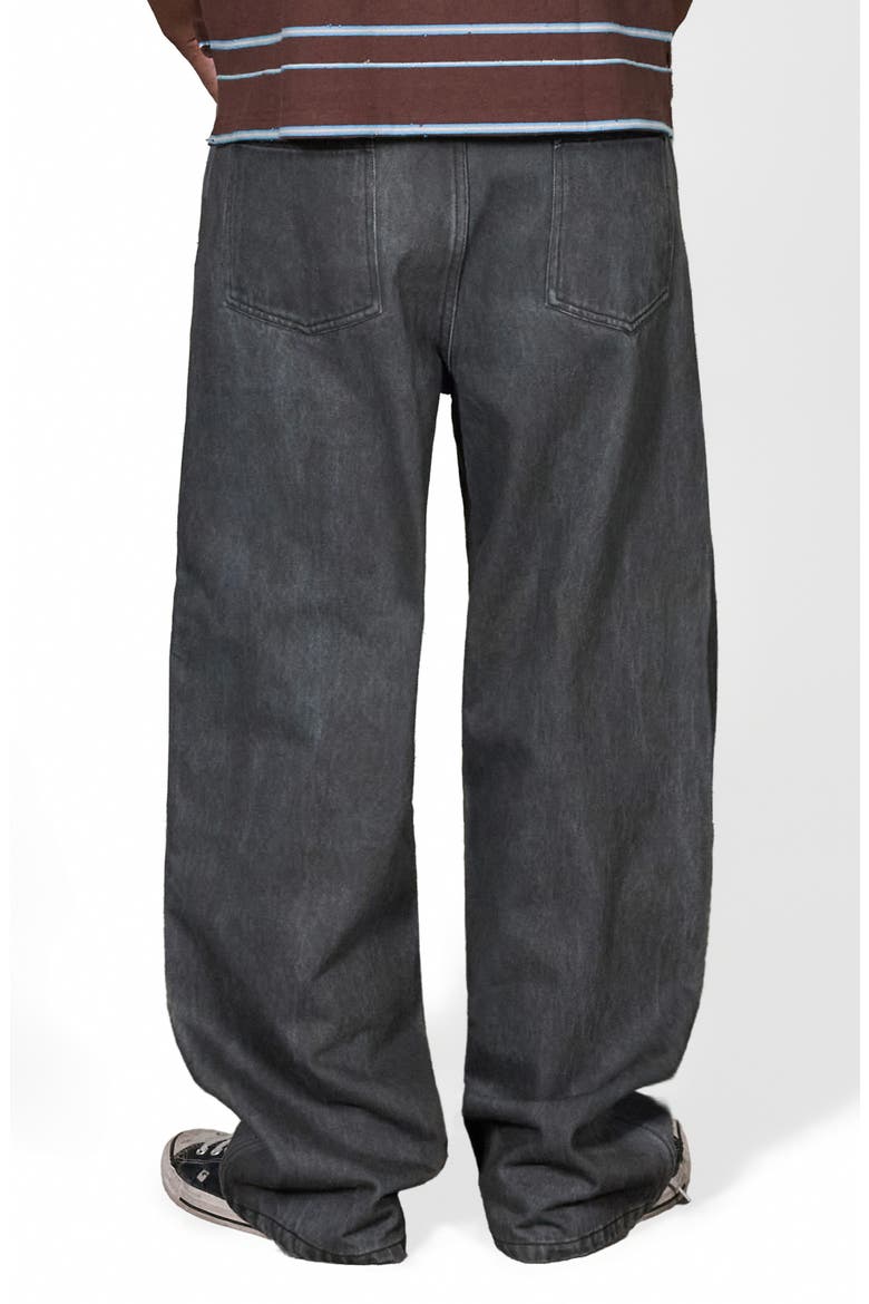 Spray Formula Baggy Jeans, Alternate, color, BLACK