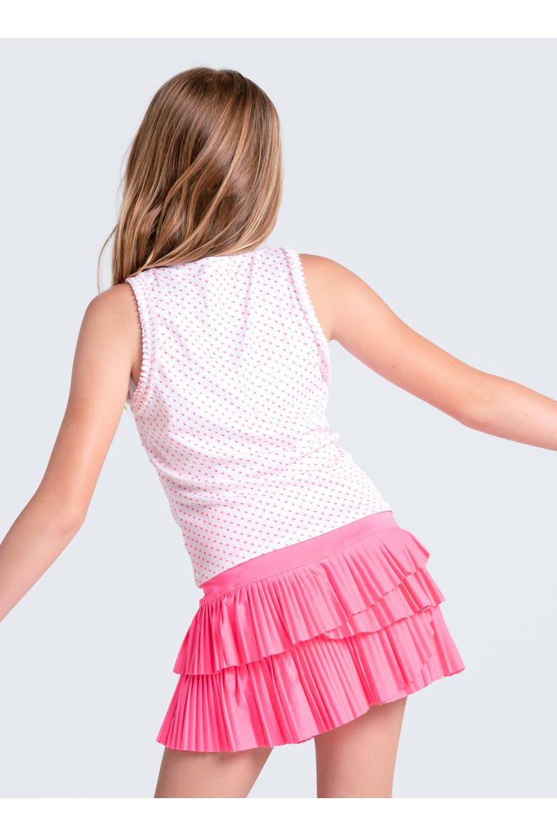 Girls Poppy Dot Tank, Alternate, color, Taffy