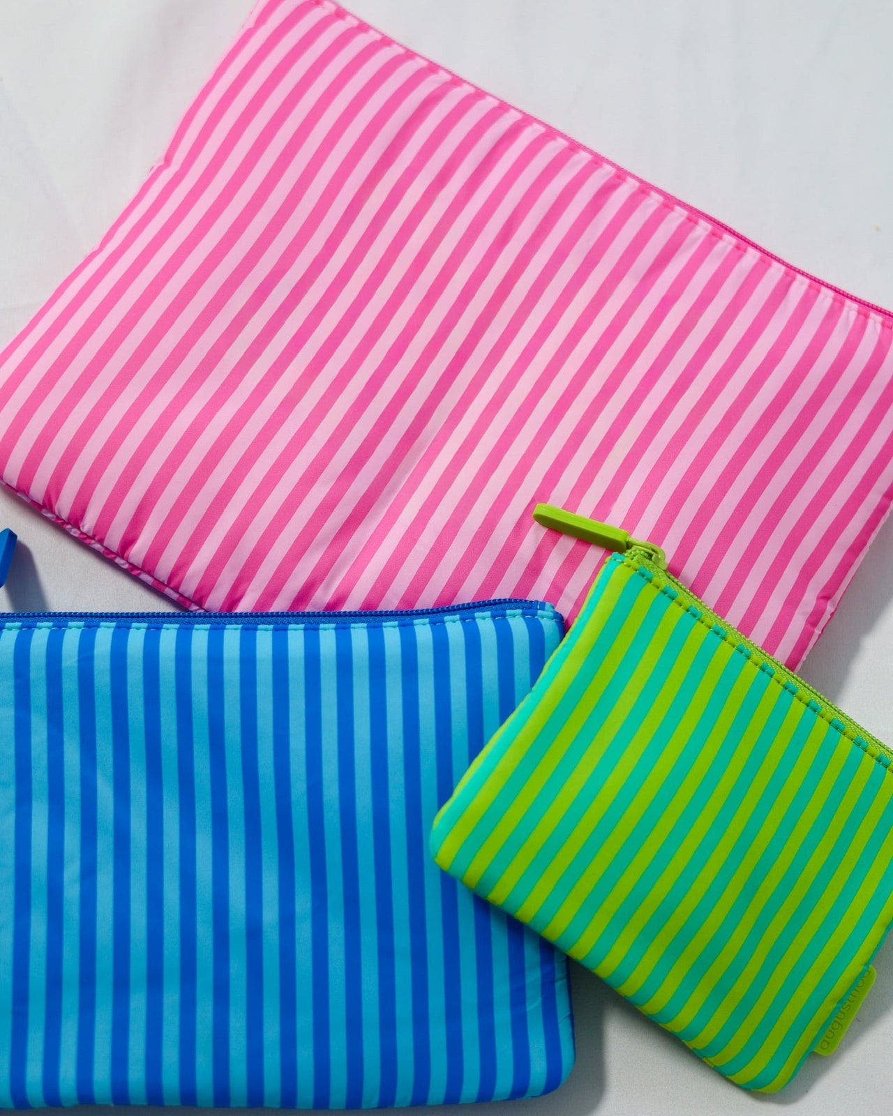 AUGUSTNOA Pre-Order Jenna Palek Pouch Set, Main, color, Pink