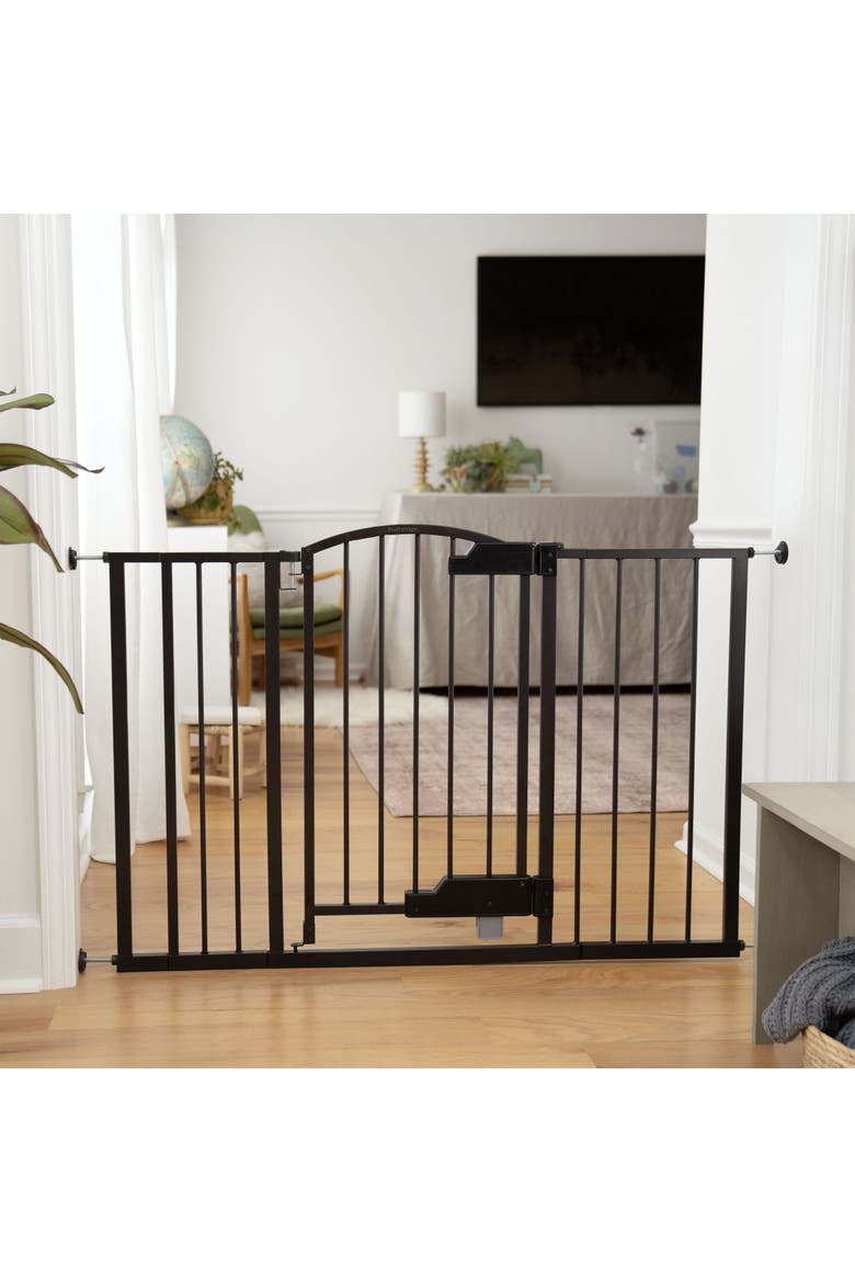 Thruway 52W Series Wide Safety Pet and Baby Gate, Main, color, BRONZE