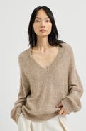 Brunello Cucinelli Mohair And Wool Dazzling Texture Sweater