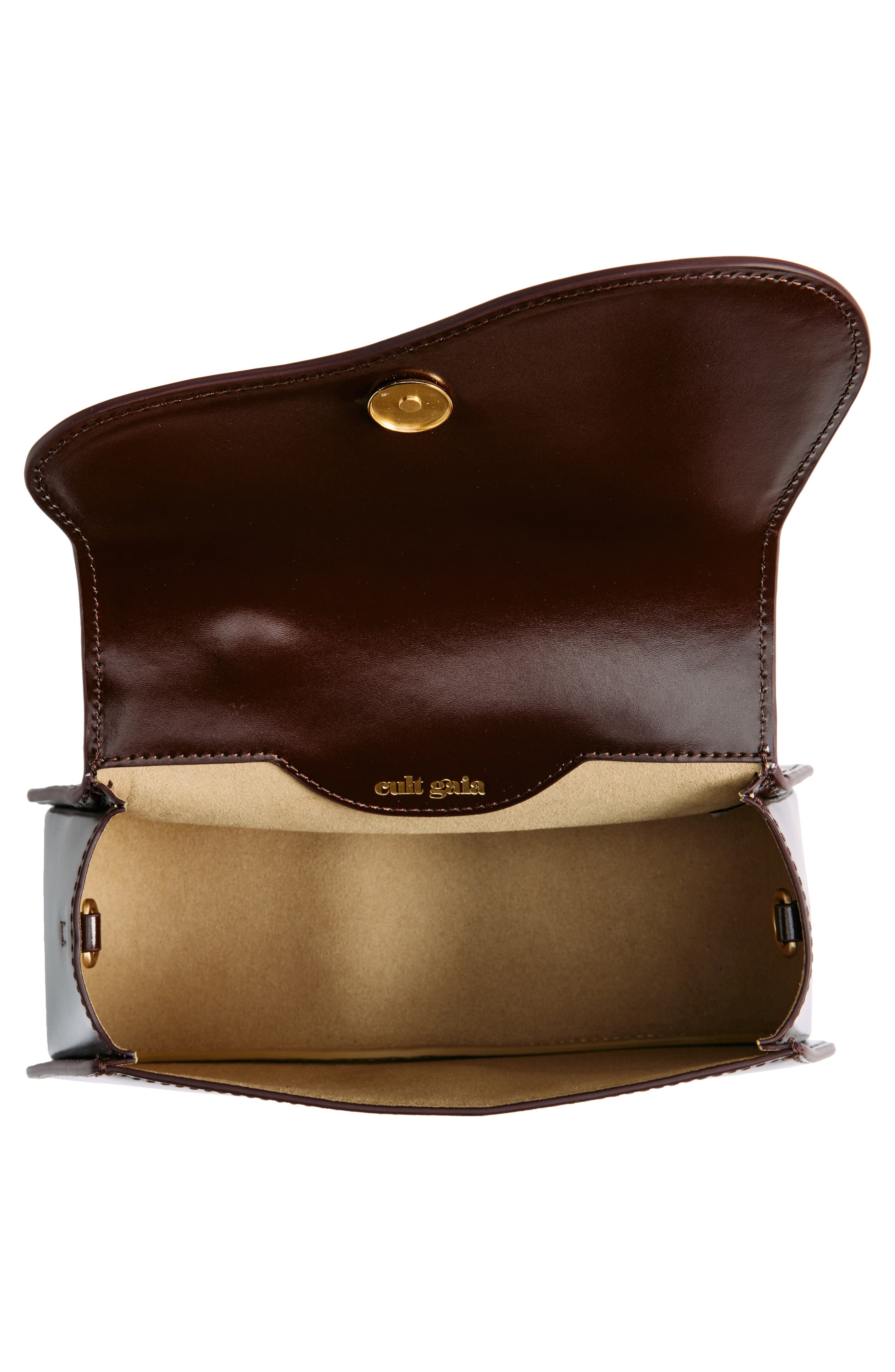 Cult Gaia Kazia Leather Crossbody Bag, Alternate, color, 