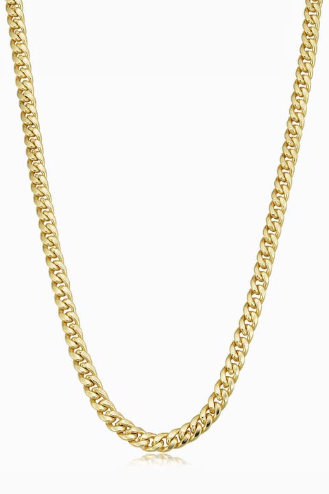 14K Gold Estate Cuban Bold Chain Necklace