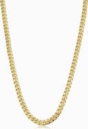 Oradina 14K Gold Estate Cuban Bold Chain Necklace