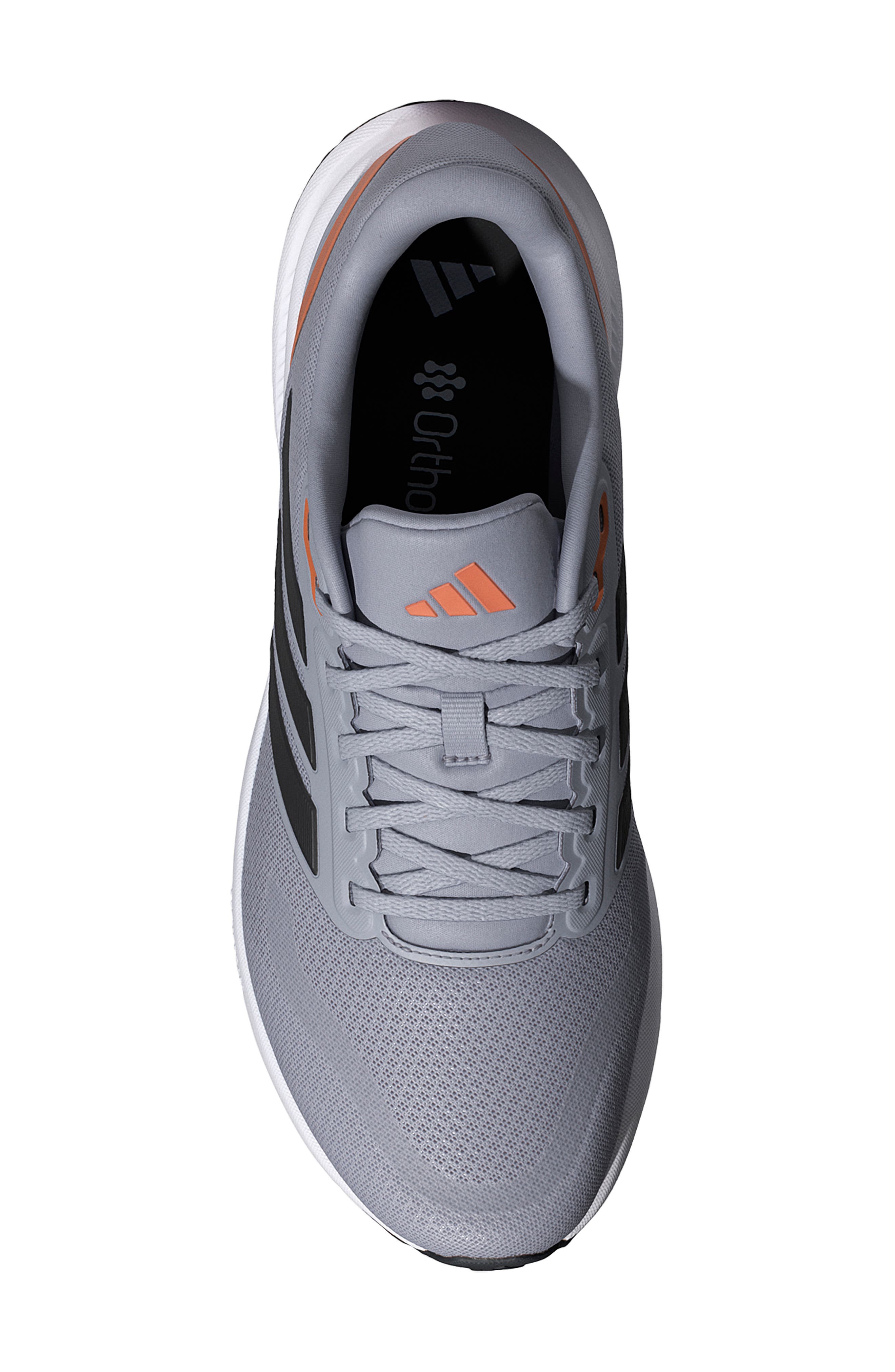 adidas Run Falcon 5 Running Shoe, Alternate, color, Silver/ Core Black/ Orange