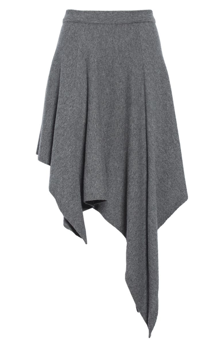 Michael Kors Collection Asymmetrical Cashmere Dance Skirt, Alternate, color, 