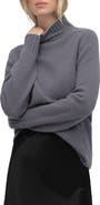 Favorite Daughter The Duchess Faux Pearl Embellished Wool Blend Turtleneck Sweater