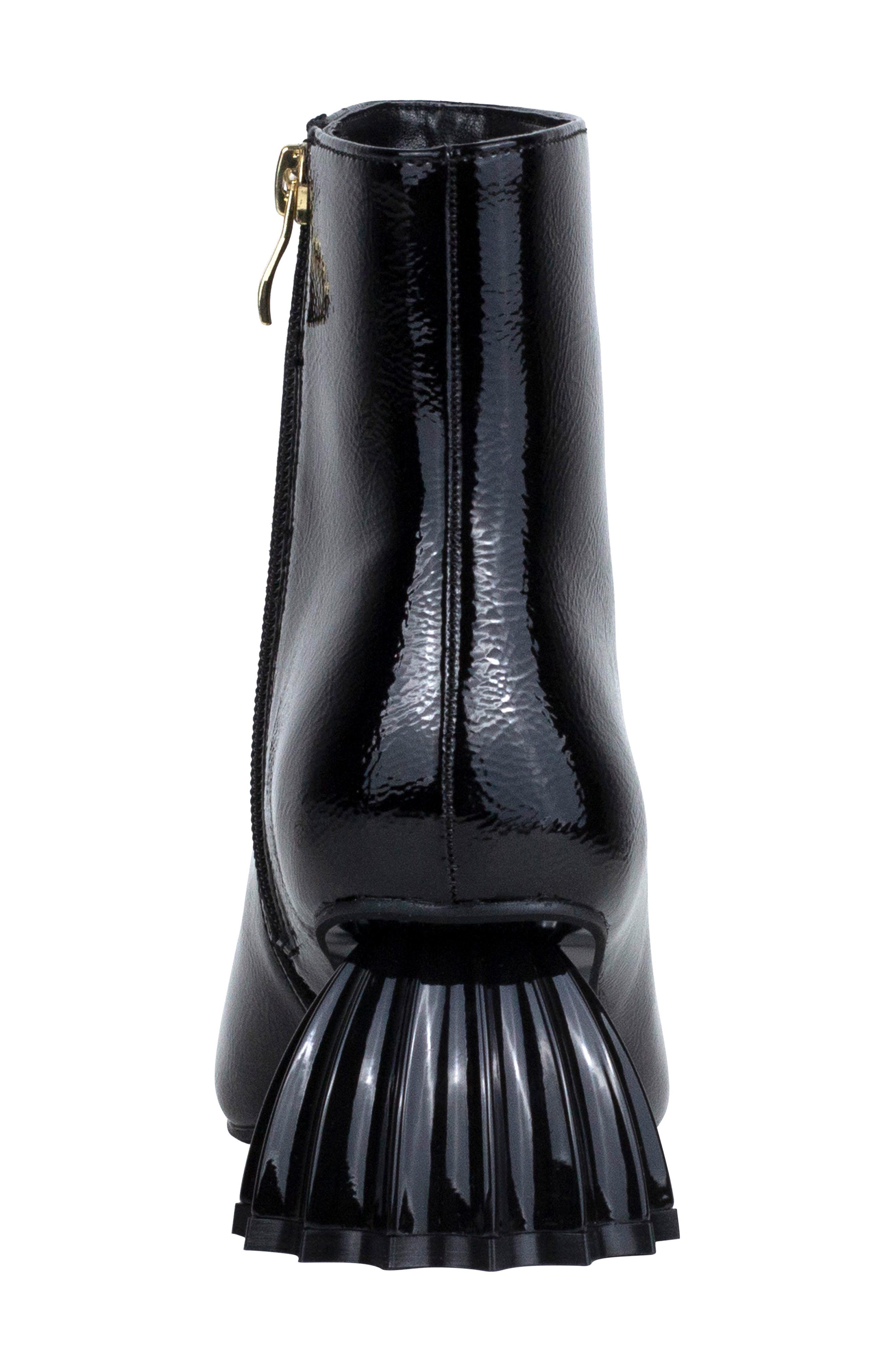 NINETY UNION Napoli Fluted Block Heel Boot, Alternate, color, Black