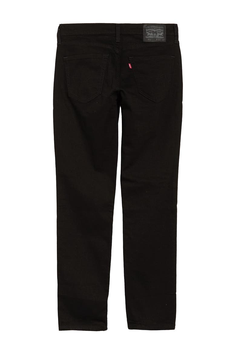 Levi's® 511™ Slim Straight Leg Jeans, Alternate, color, BLACK CLB