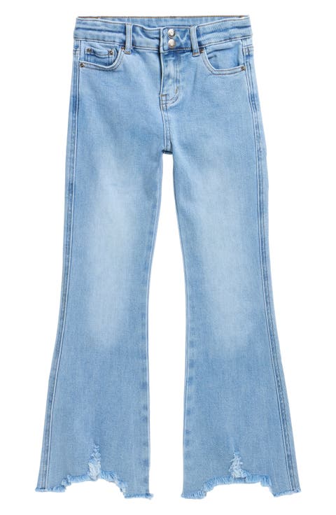 Kids' Boho Bitten Hem Flare Leg Jeans