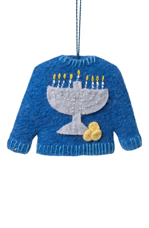 Hanukkah Sweater Ornament