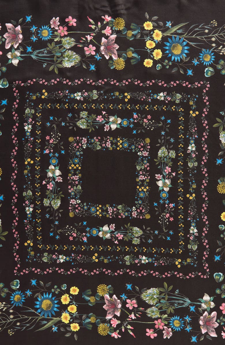 Ted Baker London Unity Floral Small Square Silk Scarf, Alternate, color,