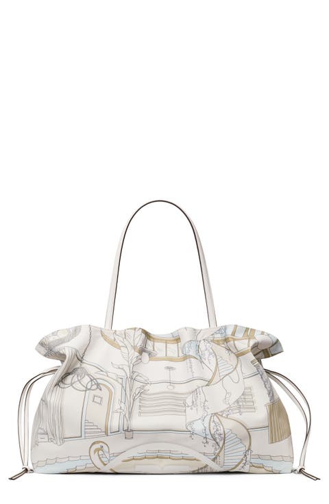 Ella Print Drawstring Tote