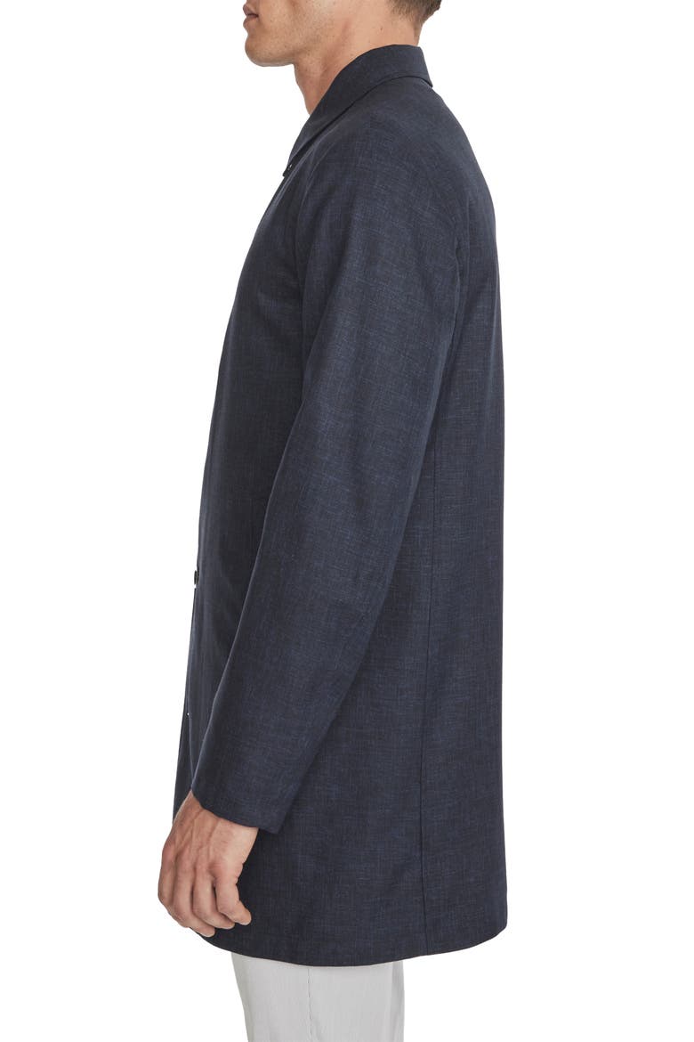 Hans Wool Raincoat, Alternate, color, NAVY