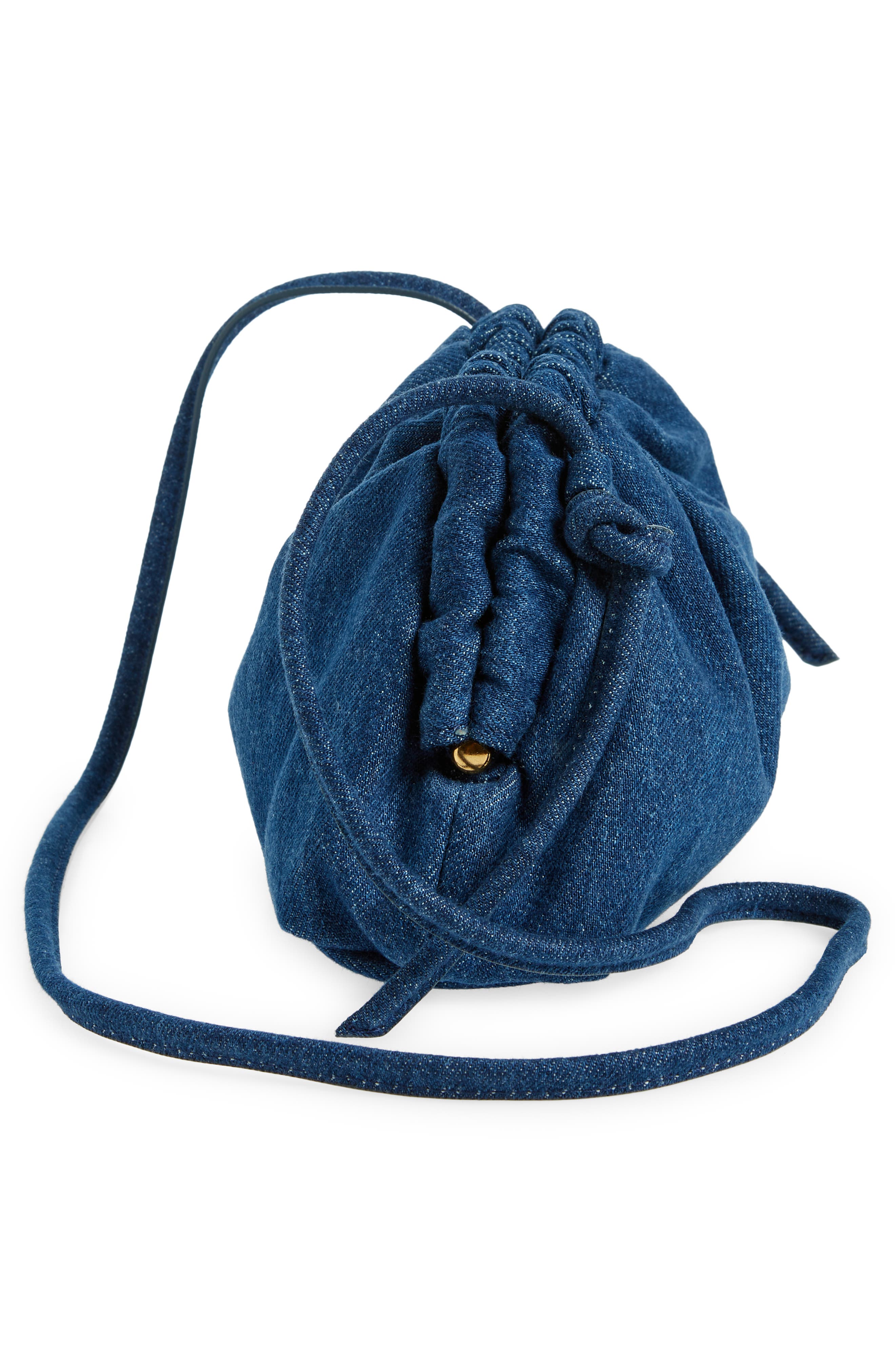 Mansur Gavriel Mini Cloud Leather Clutch, Alternate, color, 