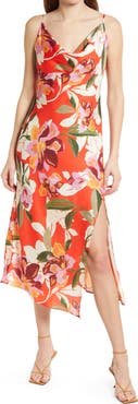 Adelyn Rae Faith Floral Print Slipdress