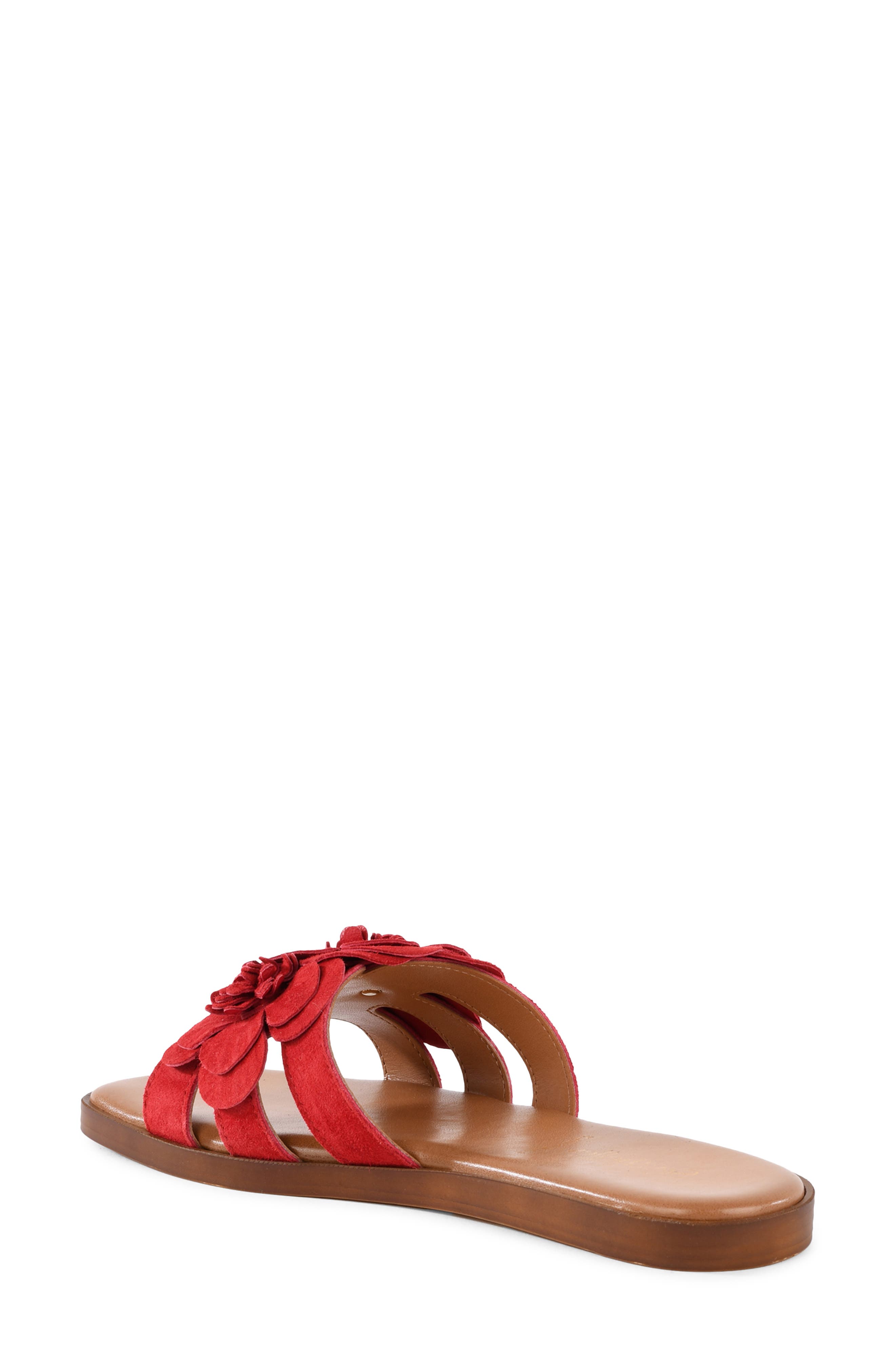 Seychelles Morning Dew Slide Sandal, Alternate, color, Red
