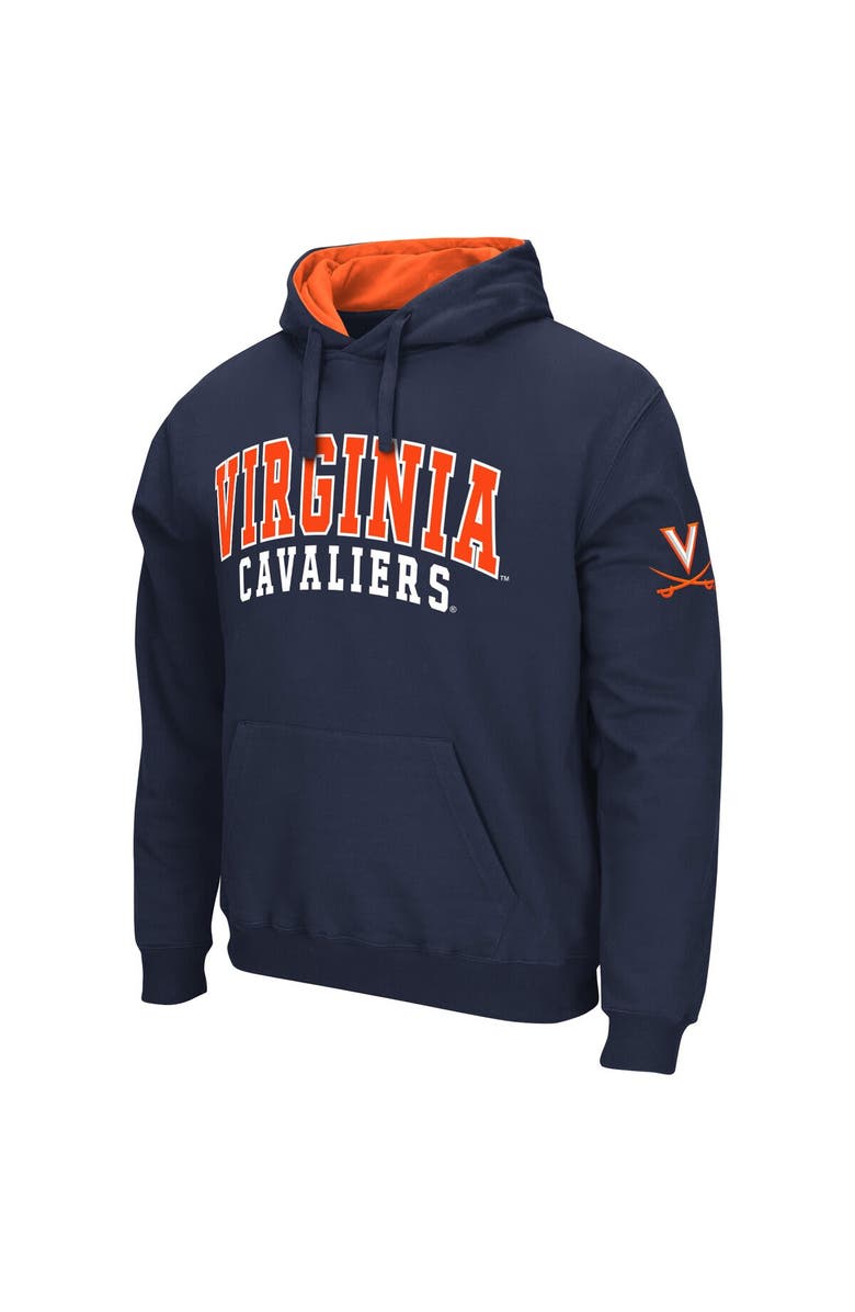 COLOSSEUM Men's Colosseum Navy Virginia Cavaliers Double Arch Pullover Hoodie, Alternate, color, Navy