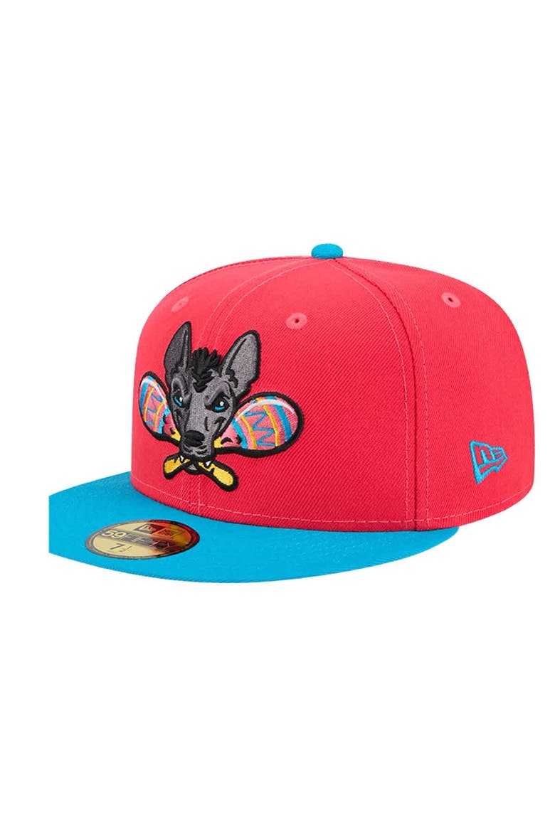 Men's New Era Red Gwinnett Stripers Copa de la Diversión 59FIFTY Fitted Hat, Alternate, color, Red