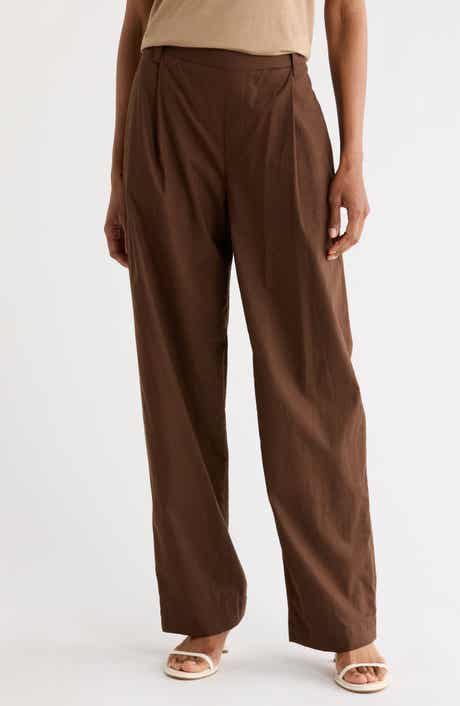 Vince Pleated Pull-On Pants
