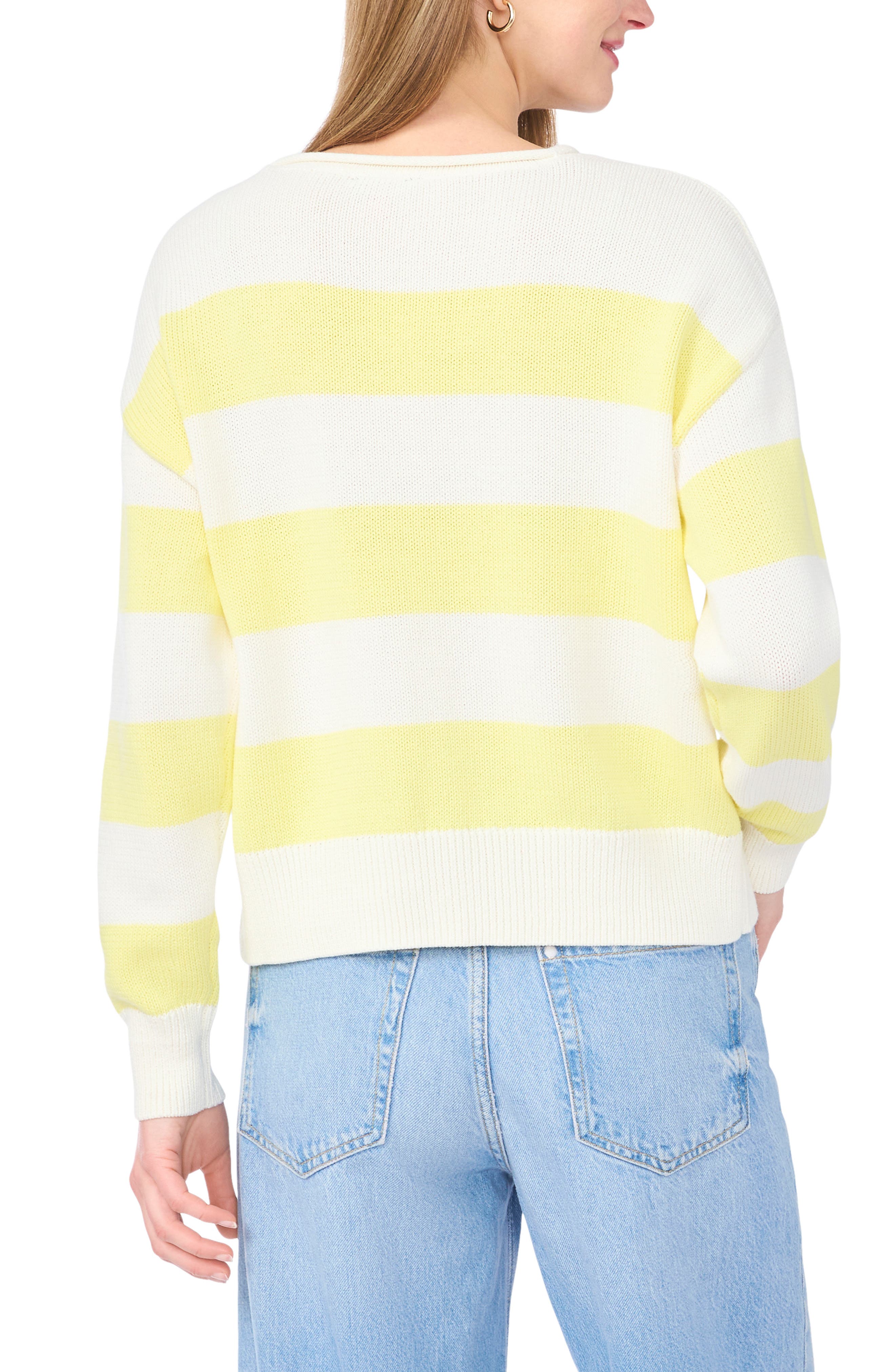 Stripe Roll Neck Sweater - image 4