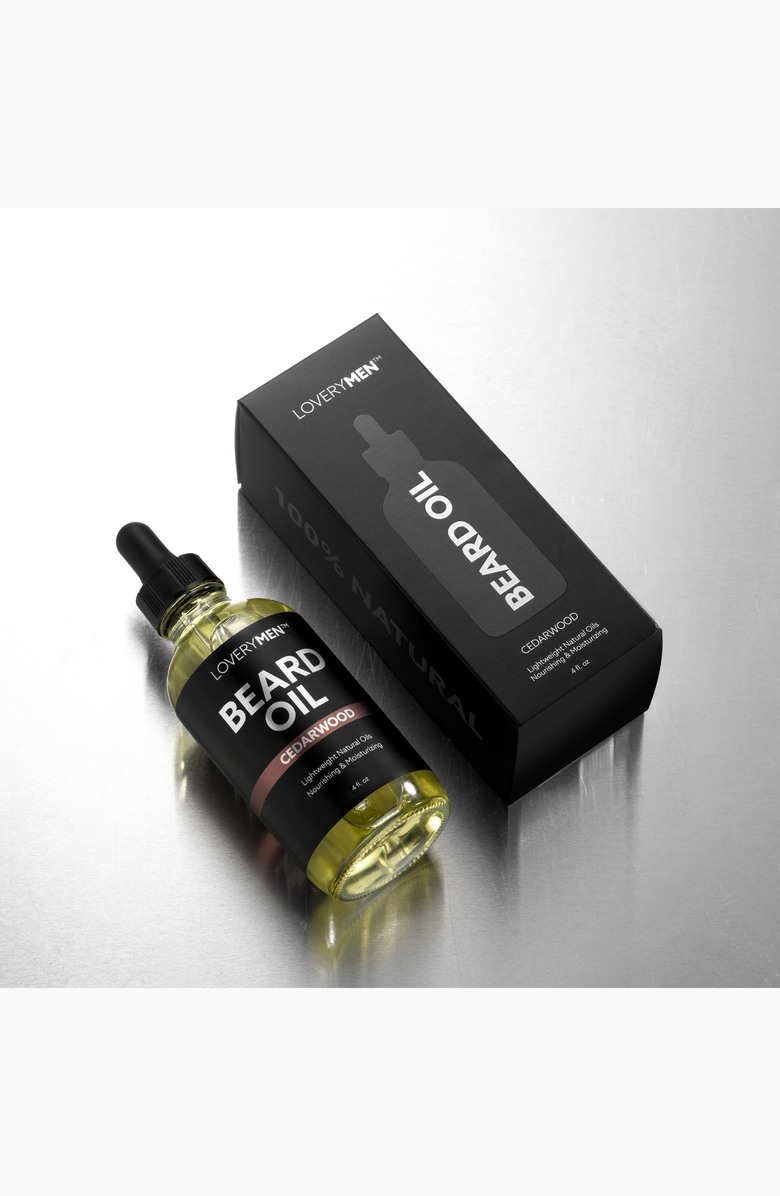 Lovery Beard Oil, Alternate, color, Cedarwood