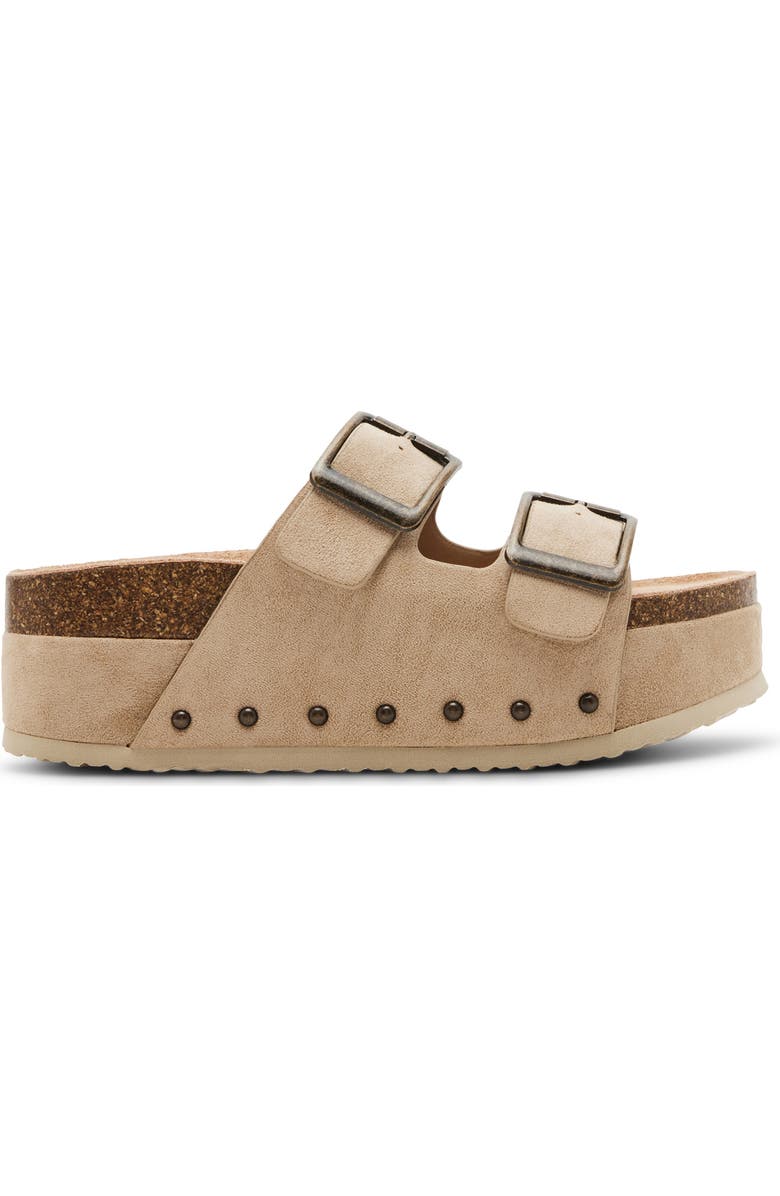 Madden Girl Babess Slide Sandal, Alternate, color, Taupe Fab