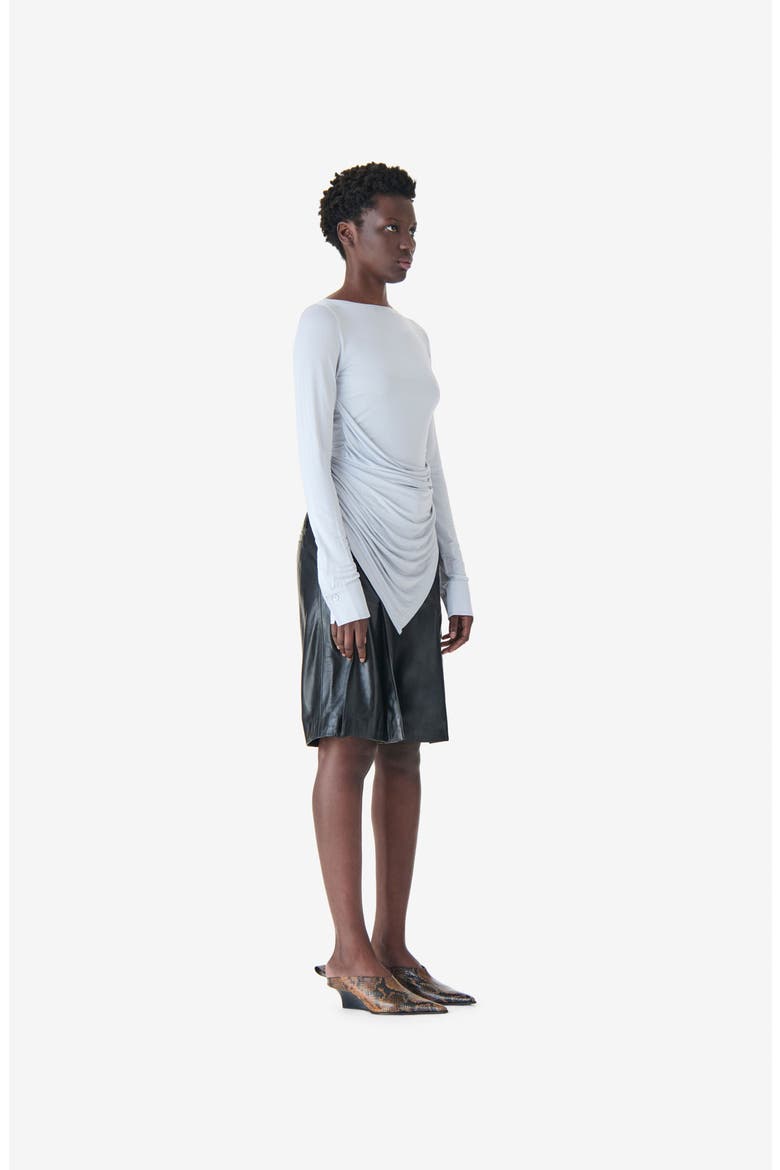 Heliante Long Sleeve Top, Alternate, color, Pearl Blue