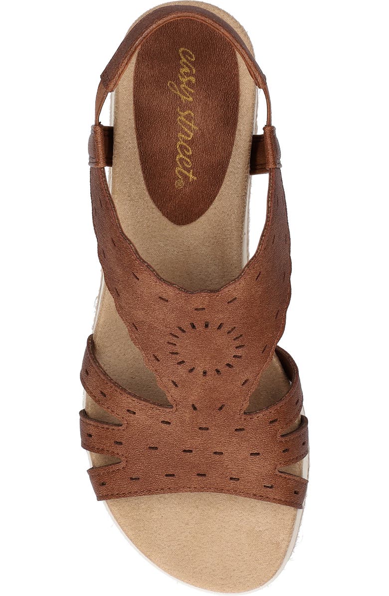 EASY STREET Fran Slingback Wedge Sandal, Alternate, color, Tan