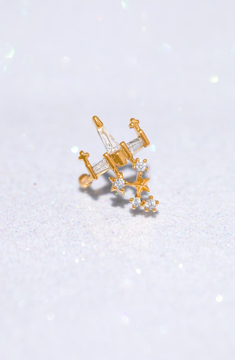 Girls Crew Star Wars<sup>™</sup> X-Wing<sup>™</sup> Ear Cuff, Alternate, color, Gold