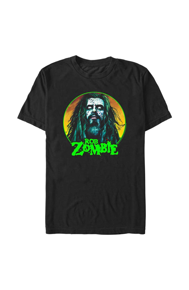 Rob Zombie Men's Rob Zombie Undead Face Logo Graphic T-Shirt, Main, color, Black