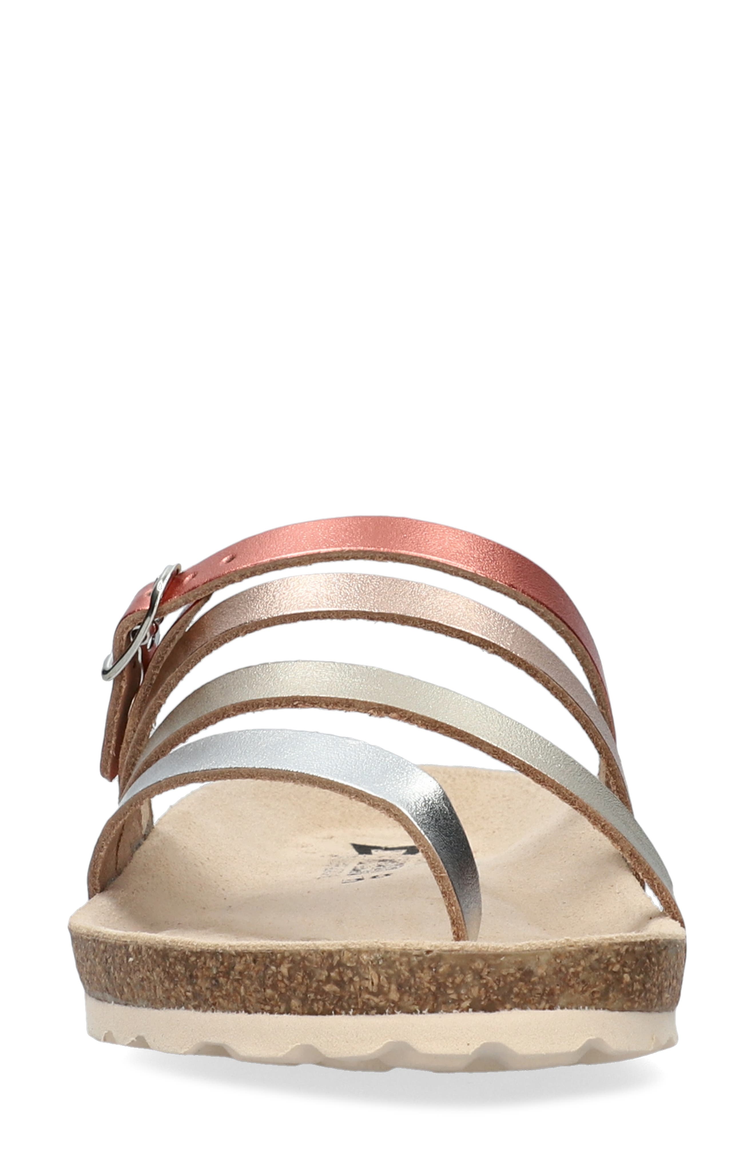Natty Slide Sandal, Alternate, color, SILVER VEGA