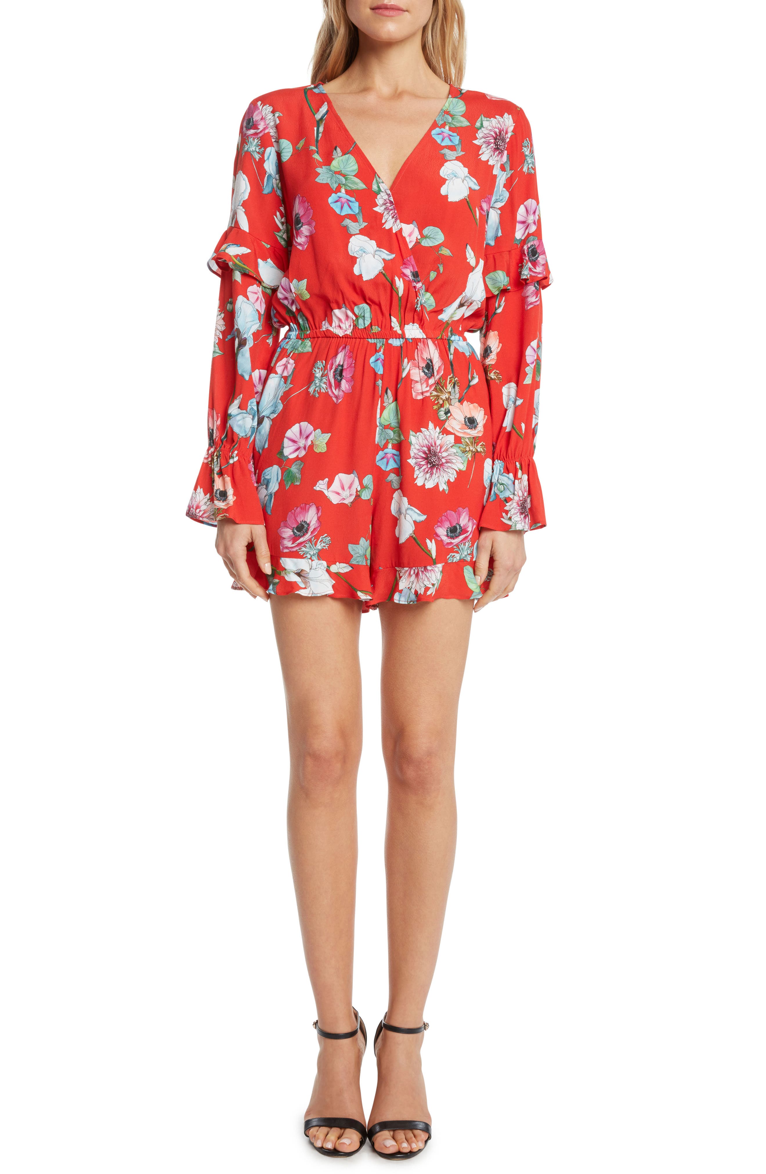 Willow & Clay Print Romper (Women) | Nordstromrack