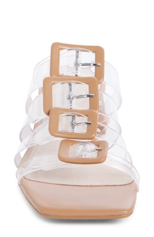 Cecelia New York Ludlow Cage Slide Sandal In Tea