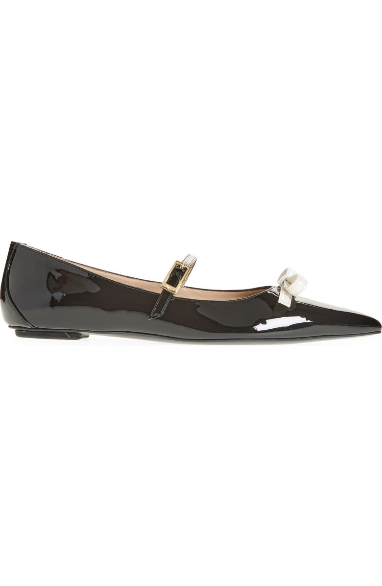 Stuart Weitzman Felicity Bow Mary Jane Flat, Alternate, color,