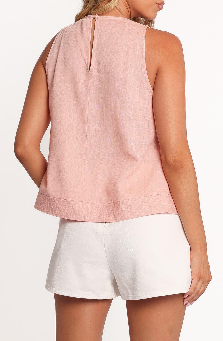 Petal & Pup Doria Pintuck Pleat Cotton Blend Tank, Alternate, color, Blush