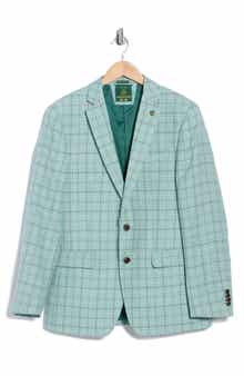 CRICKETEER Plaid Wool Blend Sport Coat