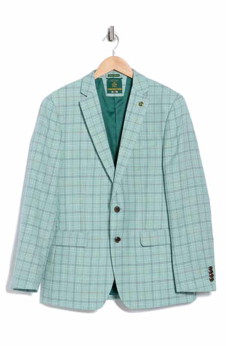 CRICKETEER Plaid Wool Blend Sport Coat