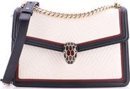 Pre-Owned Bvlgari Serpenti Forever Shoulder Bag Quilted Leather Small