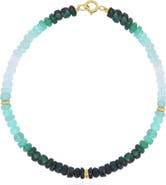 The Lovery Fine Jewelry Emerald Ombre Bead Bracelet