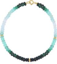 The Lovery Fine Jewelry Emerald Ombre Bead Bracelet
