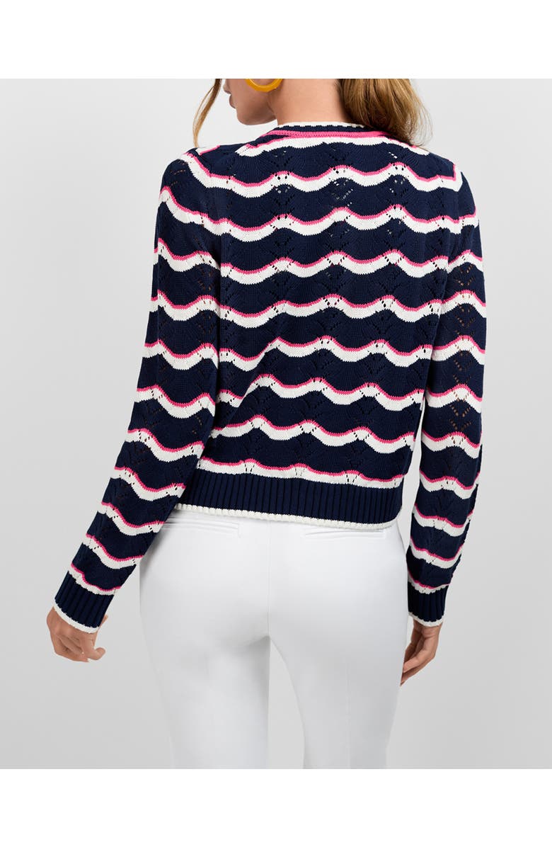 Trina Turk Alessia Cardigan, Alternate, color, Ink Multi