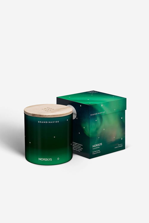 Skandinavisk Nordlys Scented Candle 400g In Green