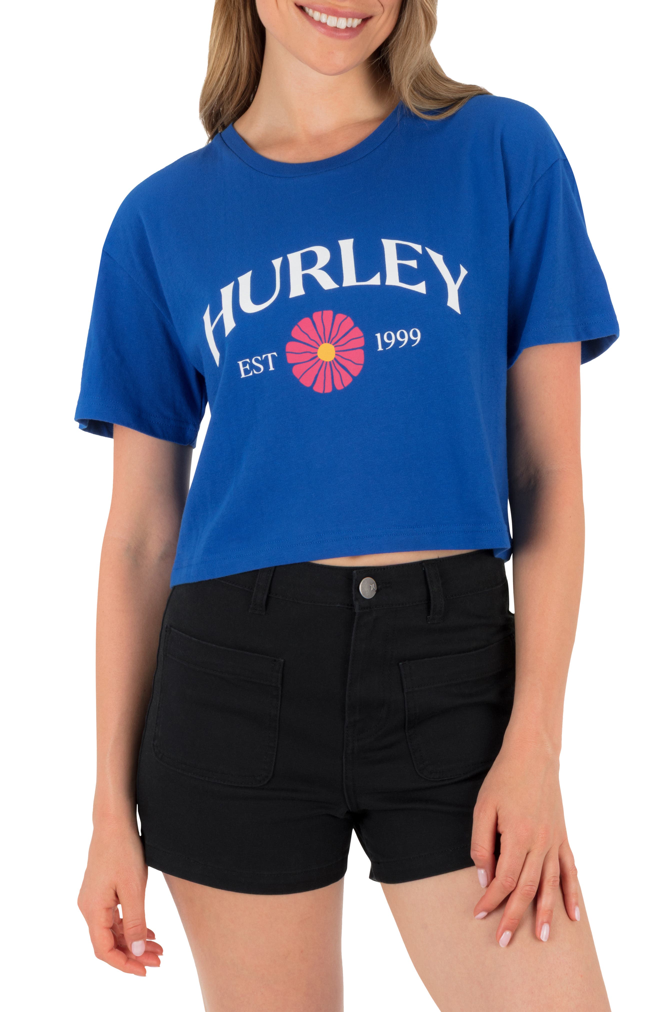 Hurley Fine Establishment Cotton Graphic T-Shirt