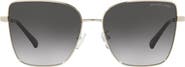 Michael Kors Bastia 57mm Gradient Square Sunglasses