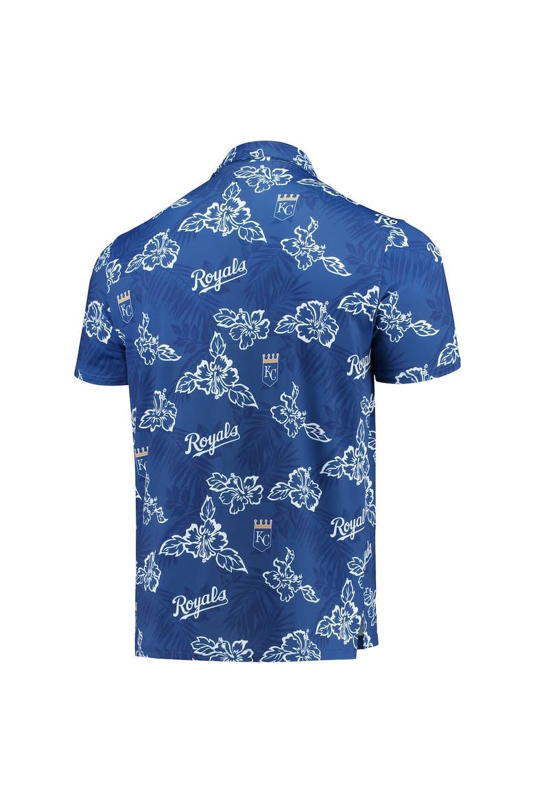 Men's Reyn Spooner Navy Kansas City Royals Performance Polo, Alternate, color, Navy