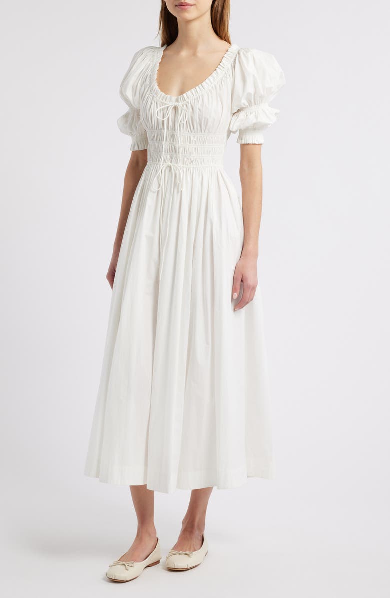 Ischia Floral Convertible Organic Cotton Maxi Dress