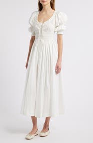 DÔEN Ischia Convertible Organic Cotton Maxi Dress